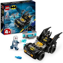 LEGO DC 76301 - Batman e Batmobile Contro Mr. Freeze - Macchina Giocattolo del Supereroe con 2 Minifigure, Accessori e Starter B