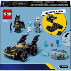 LEGO DC 76301 - Batman e Batmobile Contro Mr. Freeze - Macchina Giocattolo del Supereroe con 2 Minifigure, Accessori e Starter B