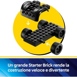 LEGO DC 76301 - Batman e Batmobile Contro Mr. Freeze - Macchina Giocattolo del Supereroe con 2 Minifigure, Accessori e Starter B