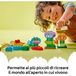 LEGO DUPLO 10444 - Giardino e Fiori Creativi, Giochi Educativi per Apprendimento dei Numeri con Insetti e Animali Giocattolo e M