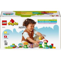 LEGO DUPLO 10444 - Giardino e Fiori Creativi, Giochi Educativi per Apprendimento dei Numeri con Insetti e Animali Giocattolo e M