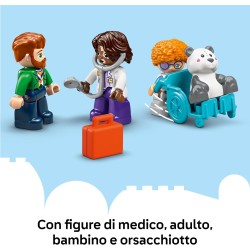 LEGO DUPLO 10449 - Prime Esperienze: Visita dal Dottore, Giocattolo Educativo, Giochi di Ruolo Didattici con Personaggi e Access