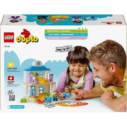 LEGO DUPLO 10449 - Prime Esperienze: Visita dal Dottore, Giocattolo Educativo, Giochi di Ruolo Didattici con Personaggi e Access