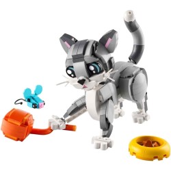 LEGO Creator 31163 - 3 in 1 Gatto Giocoso Giocattolo - Si Trasforma in Piccione o in Cane - Animali da Costruire - Idea Regalo d