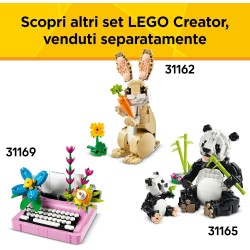 LEGO Creator 31163 - 3 in 1 Gatto Giocoso Giocattolo - Si Trasforma in Piccione o in Cane - Animali da Costruire - Idea Regalo d