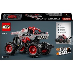 LEGO Technic 42200 - Pull-Back ThunderROARus, Monster Truck Giocattolo da Costruire, Idea Regalo di Compleanno per i Fan dei Vei