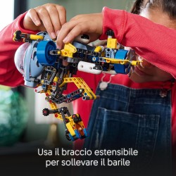 LEGO Technic 42201 - Sottomarino per Esplorazioni Abissali, Giocattolo da Costruire con Eliche Mobili e Cabina Apribile, Idea Re