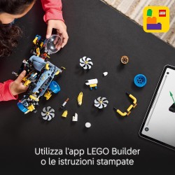 LEGO Technic 42201 - Sottomarino per Esplorazioni Abissali, Giocattolo da Costruire con Eliche Mobili e Cabina Apribile, Idea Re