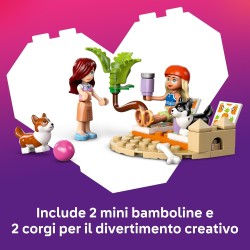 LEGO Friends 42641 - Avventure Canine su Windskate e Sidecar, Giochi di Ruolo da Spiaggia con Vecioli, Mini Tavola da Surf, Pers