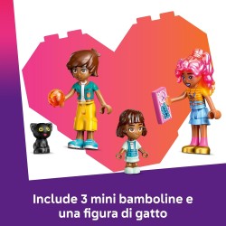 LEGO Friends 42649 - Negozio di Dolciumi di Heartlake City, Giochi di Ruolo per le Abilità Sociali, Set con Personaggi, Lecca-Le