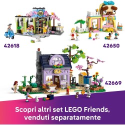 LEGO Friends 42649 - Negozio di Dolciumi di Heartlake City, Giochi di Ruolo per le Abilità Sociali, Set con Personaggi, Lecca-Le