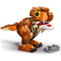 LEGO Jurassic World 76967 - Little Eatie: T. Rex, Dinosauro Giocattolo con Mascella Apribile, Testa, Coda, Braccia e Gambe Mobil