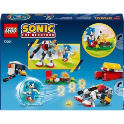 LEGO Sonic 77001 - Duello al Falò di Sonic, Giochi di Avventura con Personaggi del Videogioco tra cui 2 Robot Giocattolo, Idea R