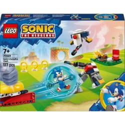 LEGO Sonic 77001 - Duello al Falò di Sonic, Giochi di Avventura con Personaggi del Videogioco tra cui 2 Robot Giocattolo, Idea R