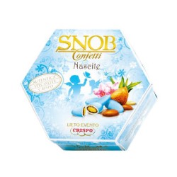 CRISPO Confetti Snob Nascita Bambino, Colore Celeste/Rosa - 500gr, 04942