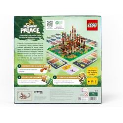 Dotted Games - Monkey Palace: Gioco da tavolo LEGO - Costruisci la tua strada verso la vittoria mattone dopo mattone! Gioco di c