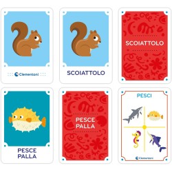 Clementoni - Sapientino Montessori - Il Regno degli Animali, Gioco Educativo con Flashcards per Bambini 4-6 Anni, Stimola Lo Svi