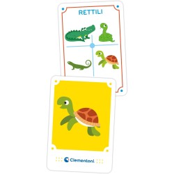 Clementoni - Sapientino Montessori - Il Regno degli Animali, Gioco Educativo con Flashcards per Bambini 4-6 Anni, Stimola Lo Svi