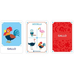 Clementoni - Sapientino Montessori - Il Regno degli Animali, Gioco Educativo con Flashcards per Bambini 4-6 Anni, Stimola Lo Svi