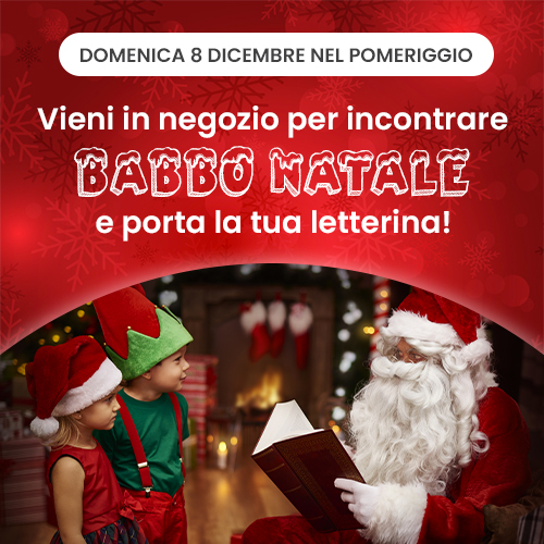 Babbo Natale in negozio!